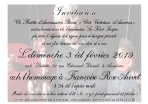 Hommage à Françoise Rose-Auvet @ Théâtre d'animation picard Chés Cabotans d'Amiens | Amiens | Hauts-de-France | France