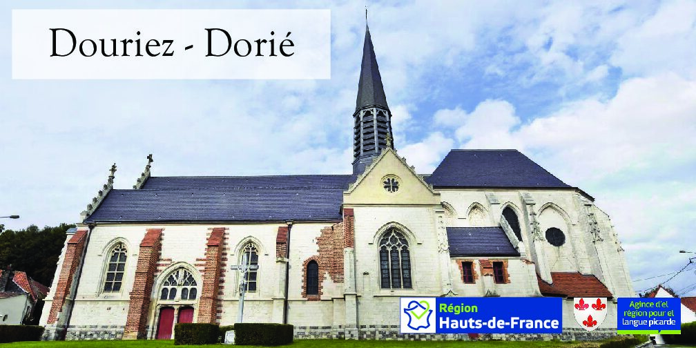 Douriez : Signature de la charte « Ma commune aime le picard /  Eme conmeune ale o kér el picard »