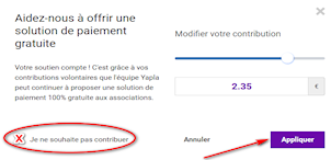 Contribution non